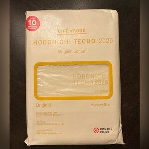 Brand New Never Opened Hobonichi 2025 A6 Techo Planner